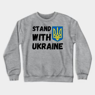 Stand with Ukraine support Ukraine Crewneck Sweatshirt